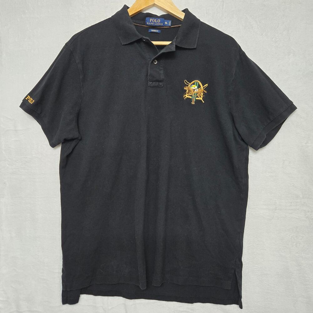 Vintage Ralph Lauren Polo Preppy Heritage Big Pony Custom Fit Collar Shirt XL